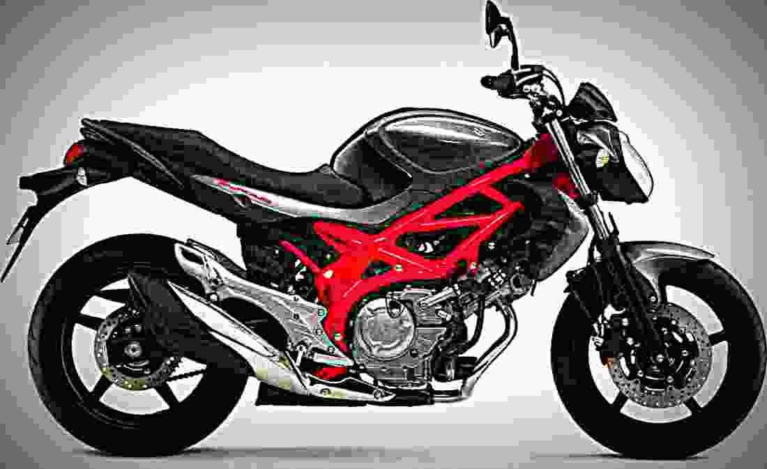 Suzuki Gladius 400 2017 4 motorbike A4 Photo Print