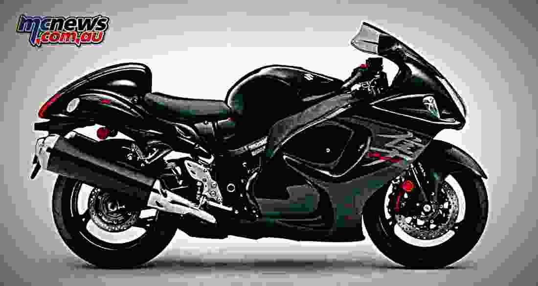 Suzuki Hayabusa 2017 2 motorbike A4 Photo Print