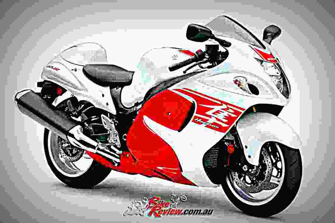 Suzuki Hayabusa 2018 3 motorbike A4 Photo Print