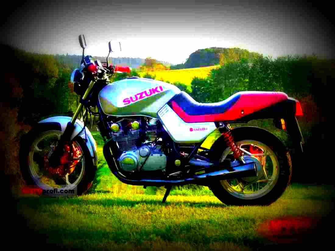 Suzuki Impulse 400 1992 5 motorbike A4 Photo Print