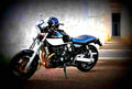 Suzuki Inazuma 400 2002 4 motorbike A4 Photo Print
