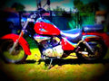 Suzuki Intruder 125 2000 2 motorbike A4 Photo Print