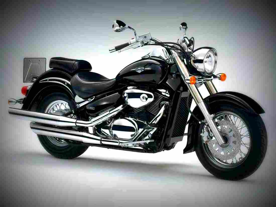 Suzuki Intruder 125 2009 3 motorbike A4 Photo Print