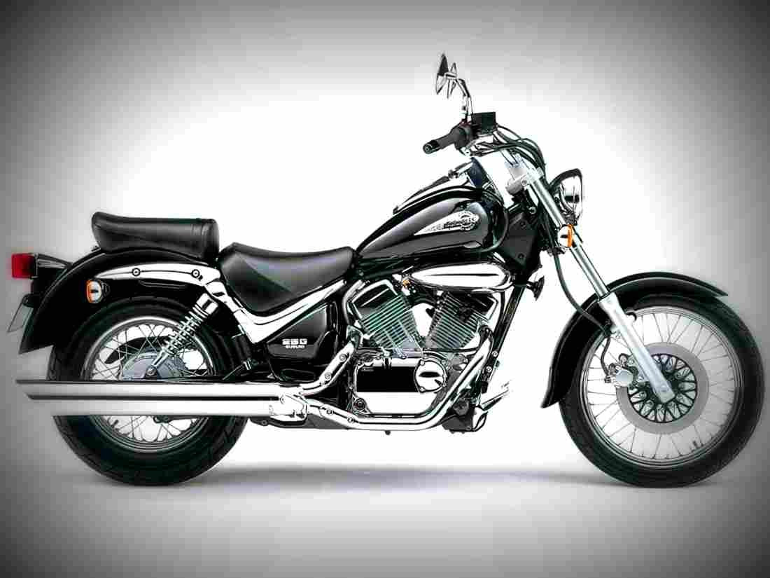 Suzuki Intruder LC 250 2002 3 motorbike A4 Photo Print