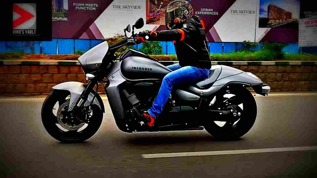 Suzuki Intruder M1800 2018 3 motorbike A4 Photo Print
