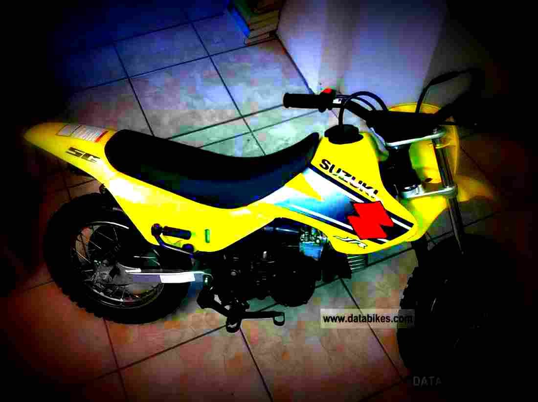 Suzuki JR 50 2002 4 motorbike A4 Photo Print