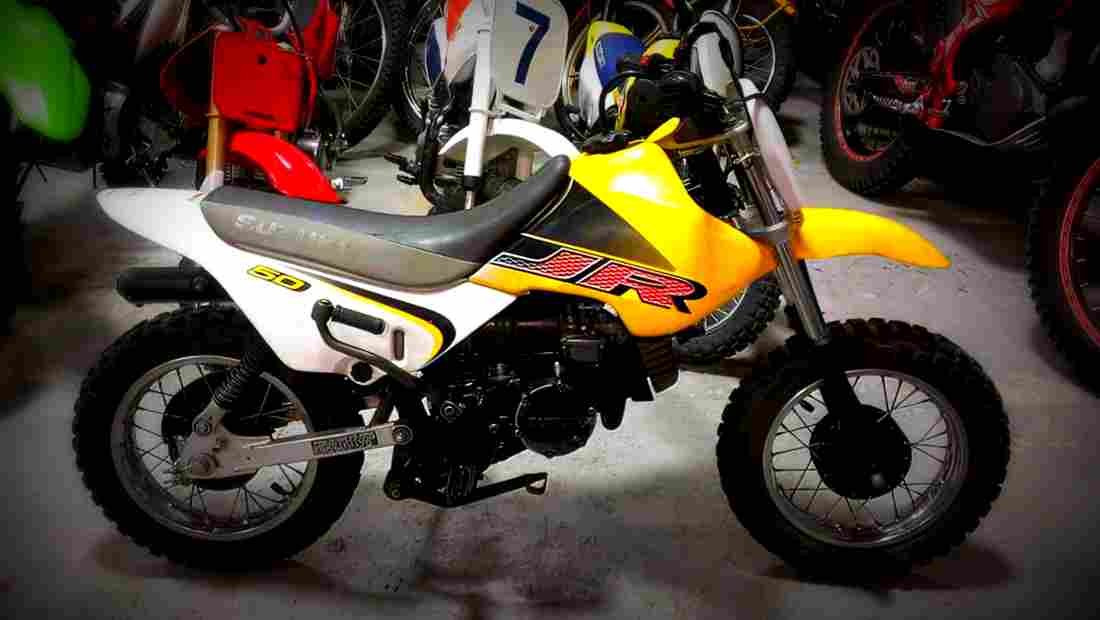 Suzuki JR 50 2003 1 motorbike A4 Photo Print