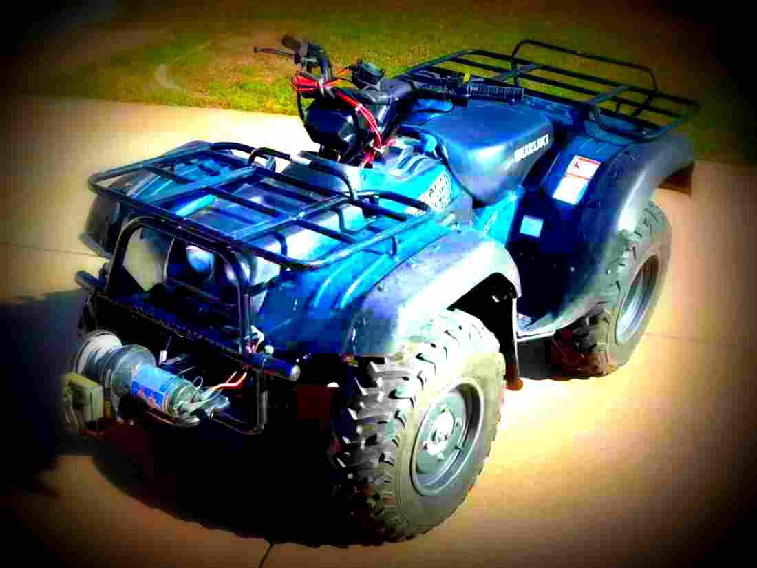 Suzuki KING QUAD 2000 1 motorbike A4 Photo Print