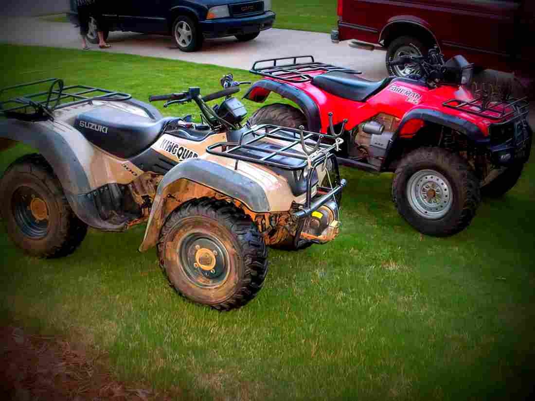 Suzuki KING QUAD 2000 2 motorbike A4 Photo Print