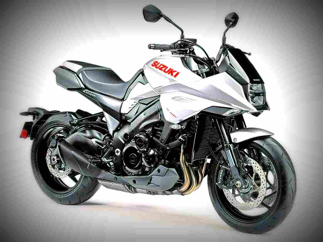 Suzuki Katana 2019 1 motorbike A4 Photo Print