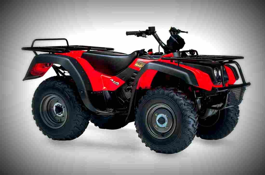 Suzuki KingQuad 300 2018 1 motorbike A4 Photo Print