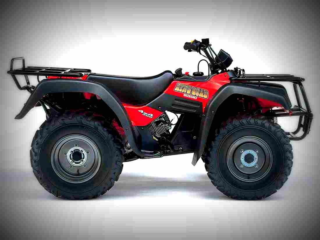 Suzuki KingQuad 300 2018 4 motorbike A4 Photo Print