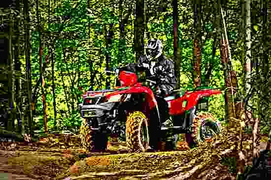 Suzuki KingQuad 500AXi 2018 3 motorbike A4 Photo Print