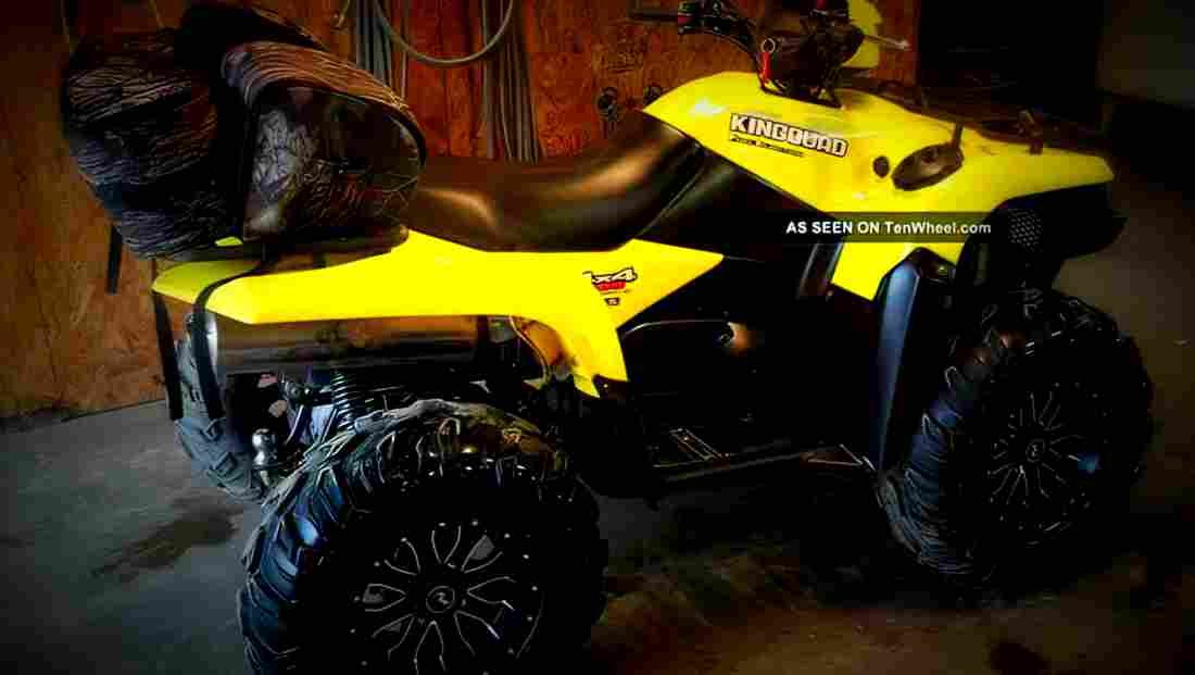 Suzuki KingQuad 700 4x4 2005 3 motorbike A4 Photo Print