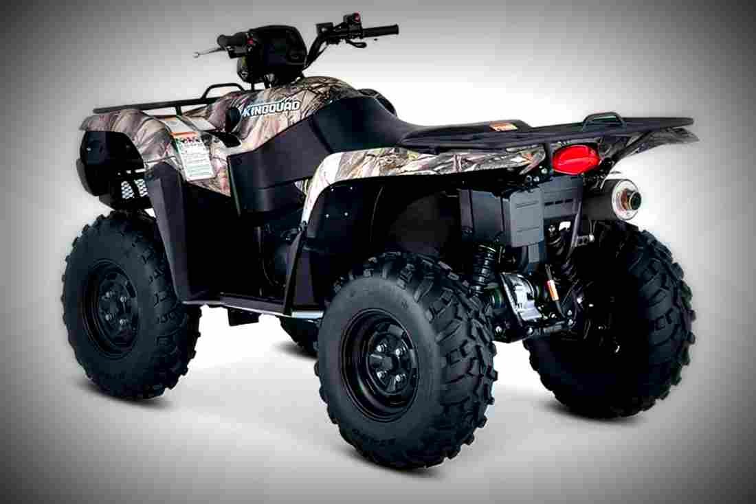 Suzuki KingQuad 750AXi 2018 3 motorbike A4 Photo Print