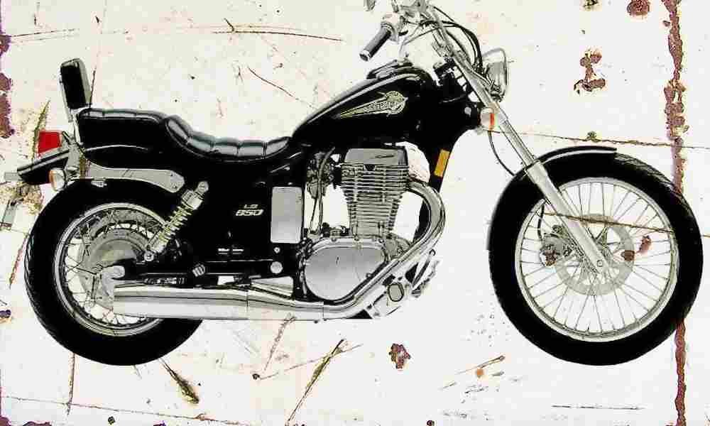 Suzuki LS650 Savage 1988 Aged Vintage A4 Photo Print