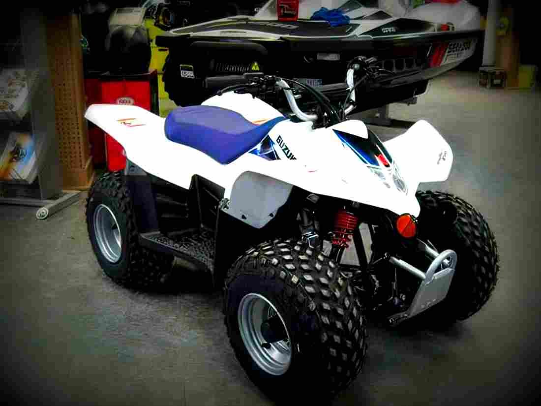 Suzuki LT Z50 50cc 3 motorbike A4 Photo Print