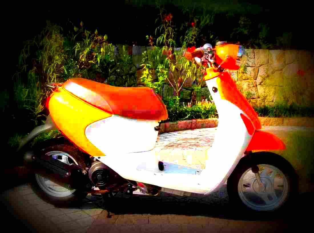 Suzuki Lets 4 Lets 4 3 motorbike A4 Photo Print