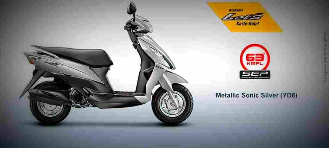 Suzuki Lets 5 Lets 5 5 motorbike A4 Photo Print
