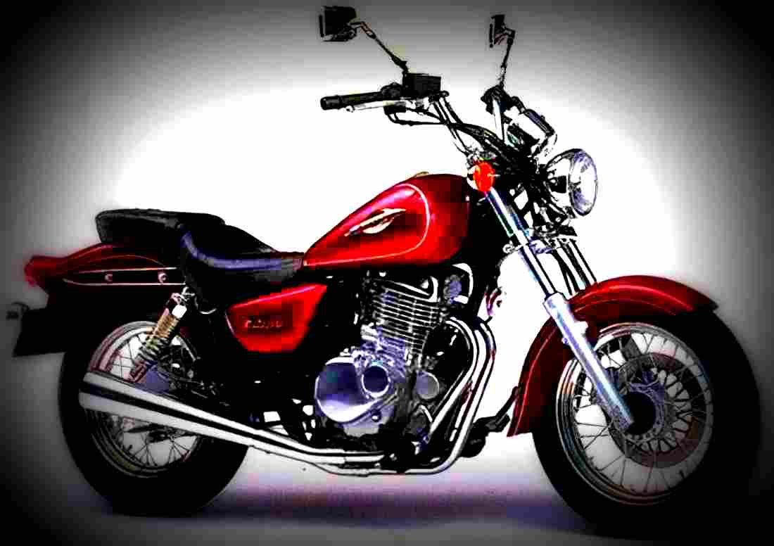 Suzuki Marauder 125 1998 2 motorbike A4 Photo Print