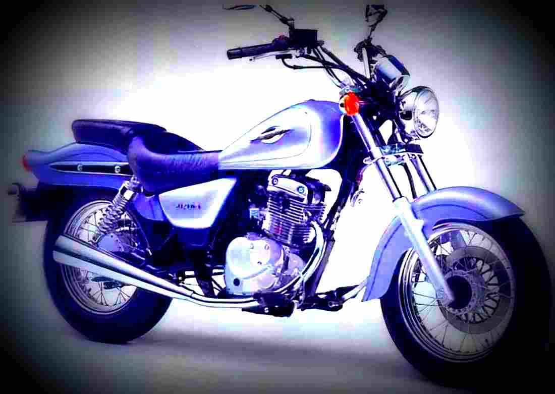Suzuki Marauder 125 1999 5 motorbike A4 Photo Print