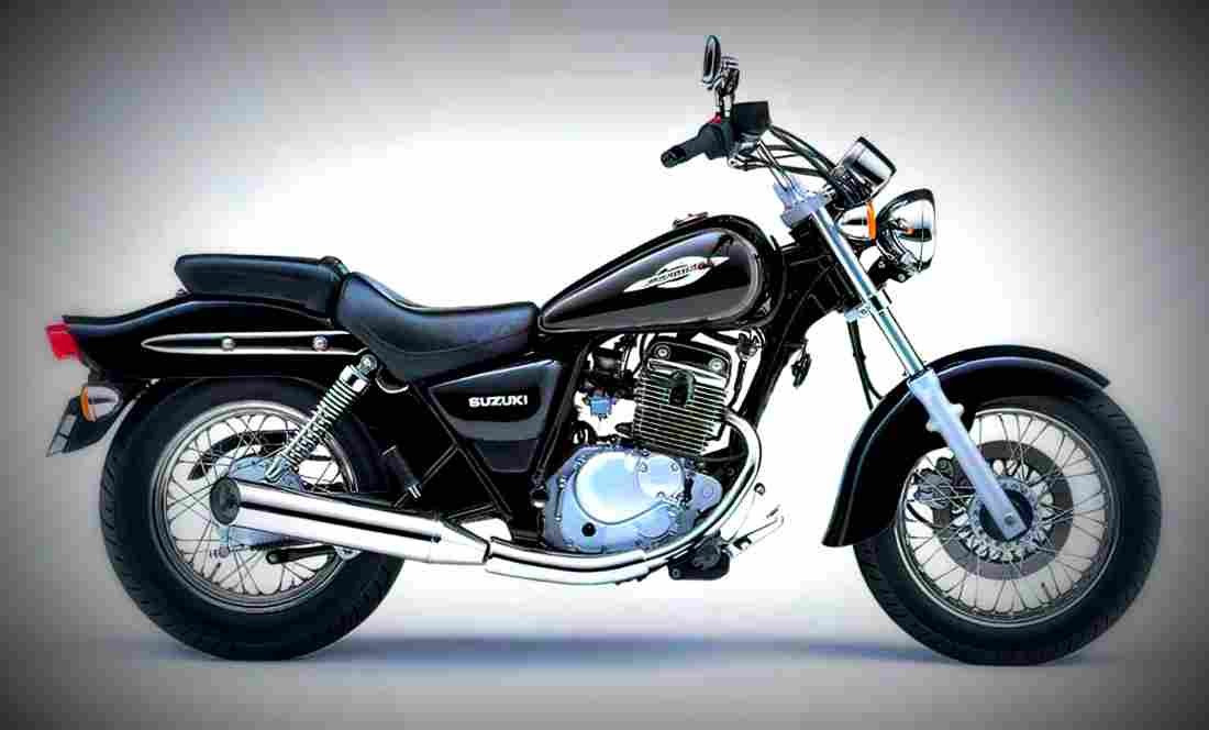 Suzuki Marauder 125 2009 6 motorbike A4 Photo Print