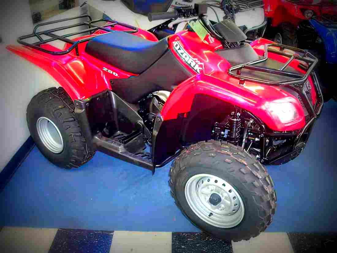 Suzuki Ozark 250 2008 1 motorbike A4 Photo Print