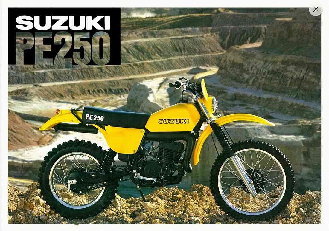Suzuki PE 250 1978 01 A4 Photo Print