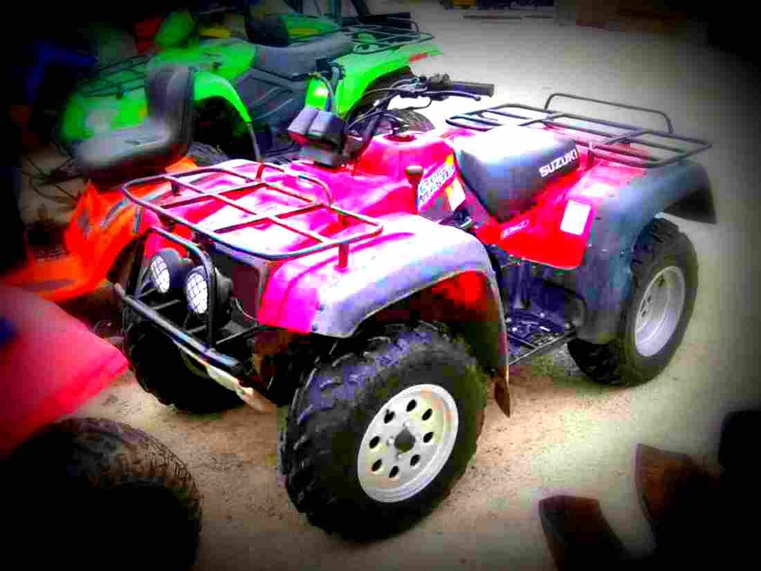 Suzuki QUADRUNNER F 500 2000 5 motorbike A4 Photo Print