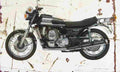 Suzuki RE5 1975 Aged Vintage A4 Photo Print