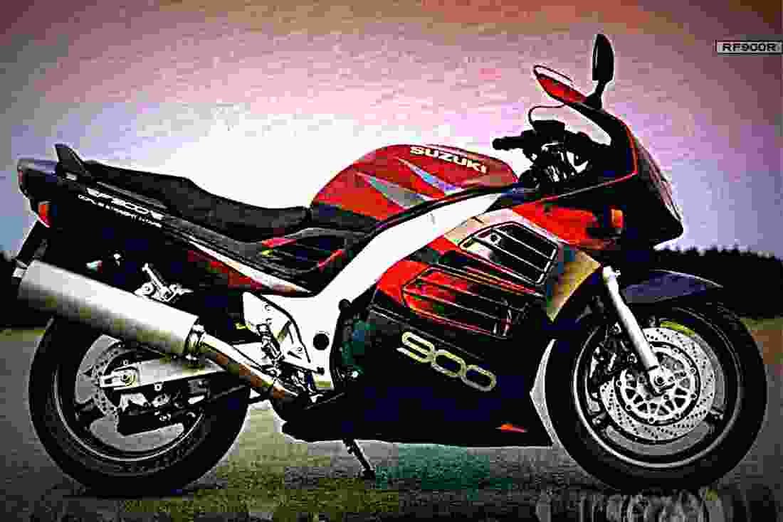 Suzuki RF 900 R 1997 6 motorbike A4 Photo Print