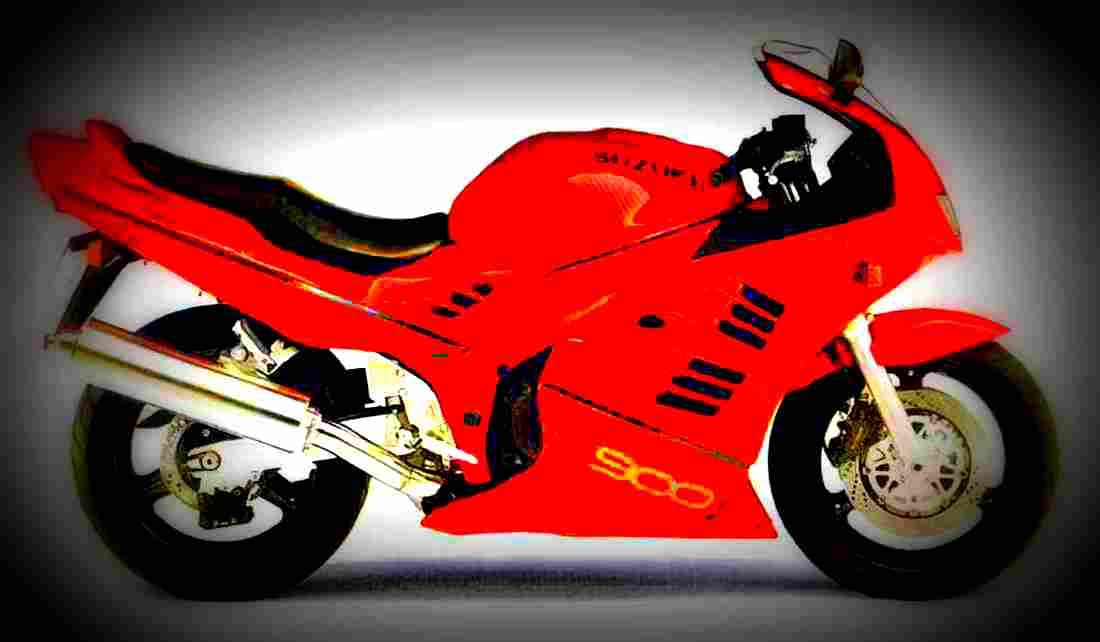 Suzuki RF 900 RS2 1996 3 motorbike A4 Photo Print