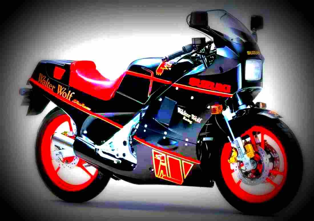 Suzuki RG 250 Gamma 1986 3 motorbike A4 Photo Print