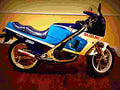 Suzuki RG 250 Gamma 1987 5 motorbike A4 Photo Print