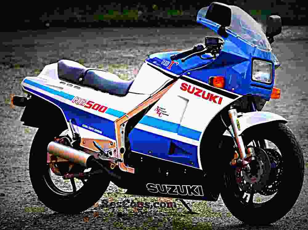 Suzuki RG 500 Gamma 1987 2 motorbike A4 Photo Print