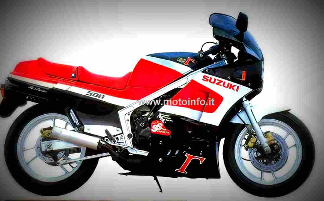 Suzuki RG 500 Gamma 1987 4 motorbike A4 Photo Print