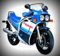 Suzuki RG 500 Gamma 1988 1 motorbike A4 Photo Print
