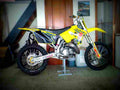 Suzuki RM 125 2002 1 motorbike A4 Photo Print