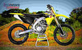 Suzuki RM Z450 2017 1 motorbike A4 Photo Print