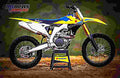 Suzuki RM Z450 2018 2 motorbike A4 Photo Print