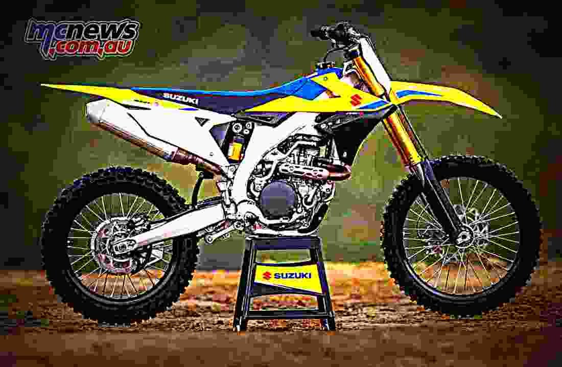 Suzuki RM Z450 2018 2 motorbike A4 Photo Print