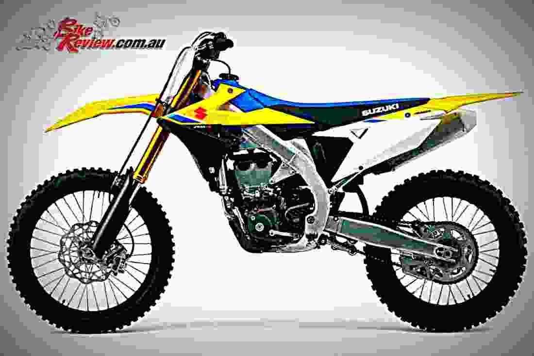 Suzuki RM Z450 2018 3 motorbike A4 Photo Print