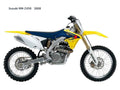 Suzuki RMZ450 2008 motorbike A4 Photo Print