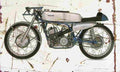Suzuki RT63 125 1963 Aged Vintage A4 Photo Print
