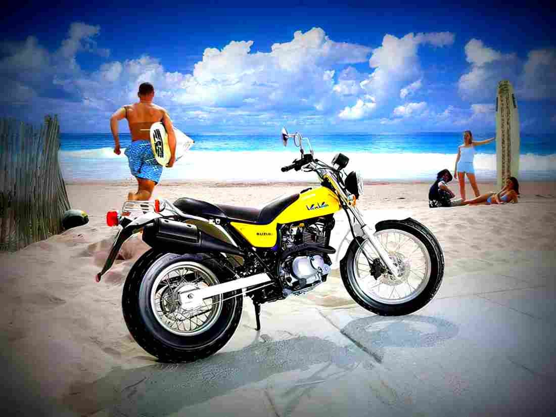 Suzuki RV 125 (VanVan 125) VanVan 125 3 motorbike A4 Photo Print