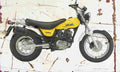 Suzuki RV125 VanVan 2003 Aged Vintage A4 Photo Print