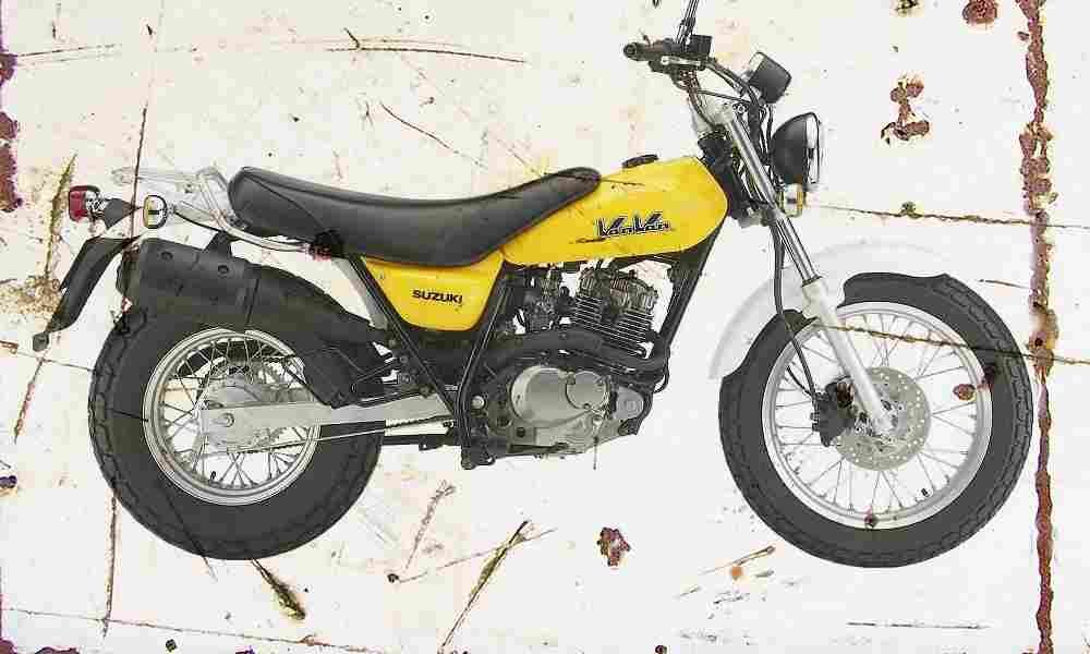 Suzuki RV125 VanVan 2003 Aged Vintage A4 Photo Print