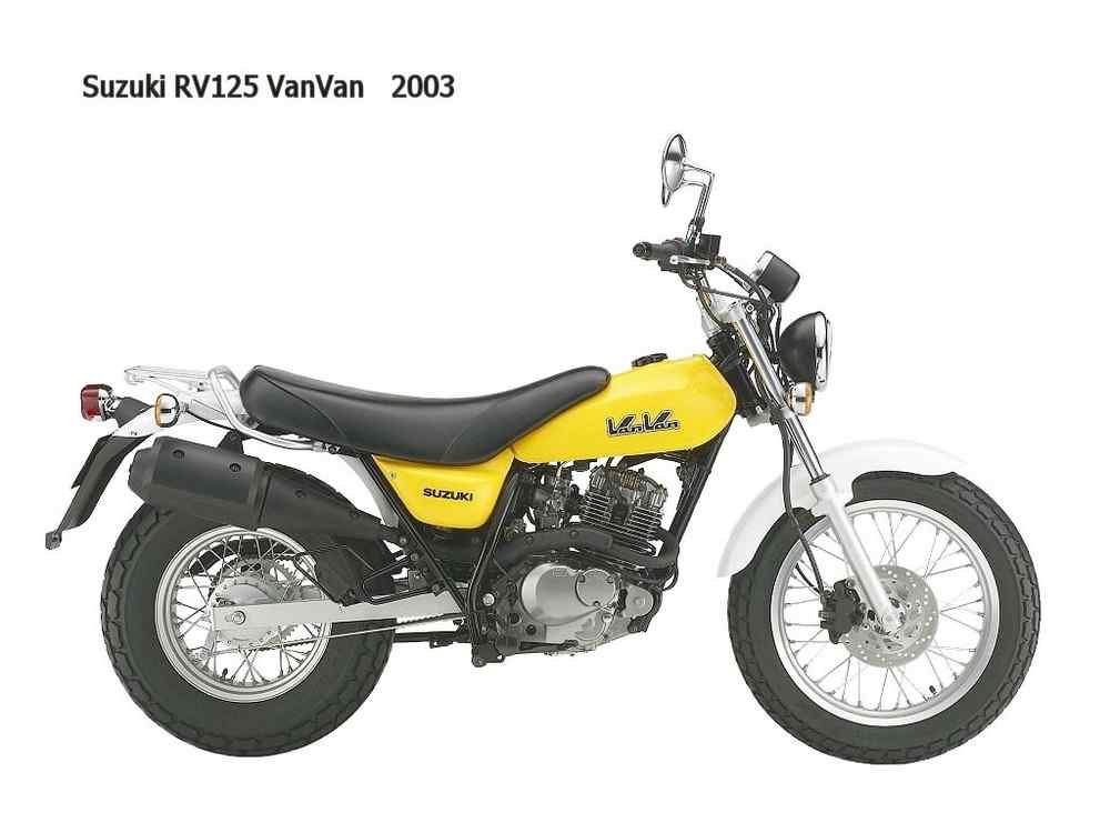 Suzuki RV125 VanVan 2003 motorbike A4 Photo Print