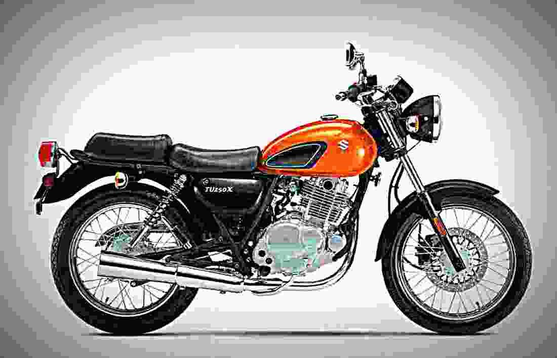 Suzuki ST250 E 2018 2 motorbike A4 Photo Print