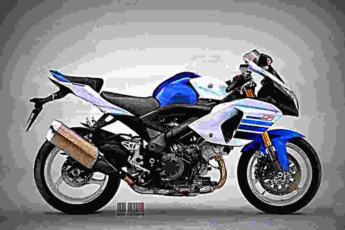 Suzuki SV 1000 S 2003 2 motorbike A4 Photo Print